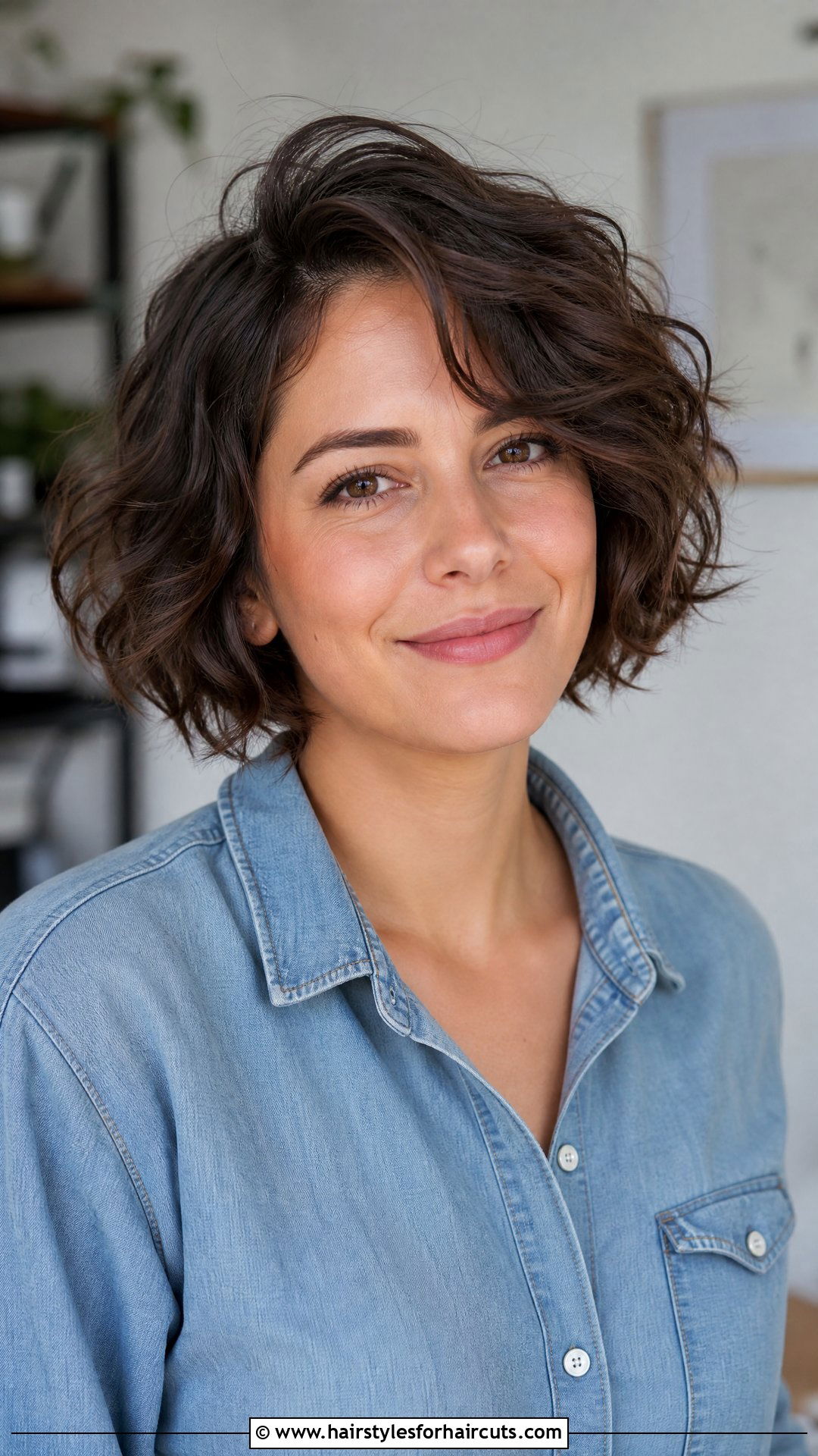 Short Wavy Bob Haircut - 25 short hairstyles for over 50 fine hair - 25 short hairstyles for over 50 fine hair