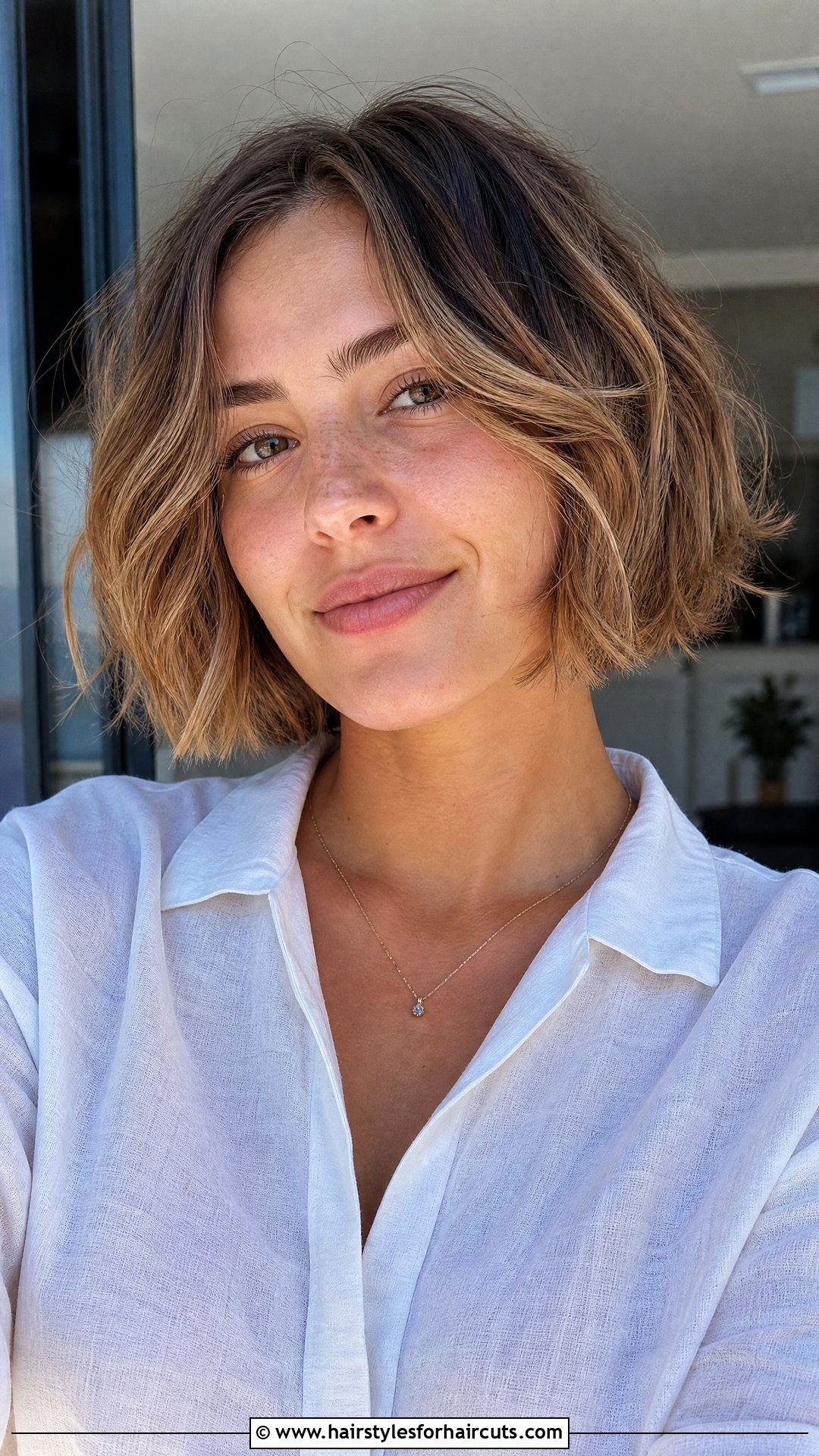 Short Wavy Bob Haircut - 25 waves haircuts - 25 waves haircuts