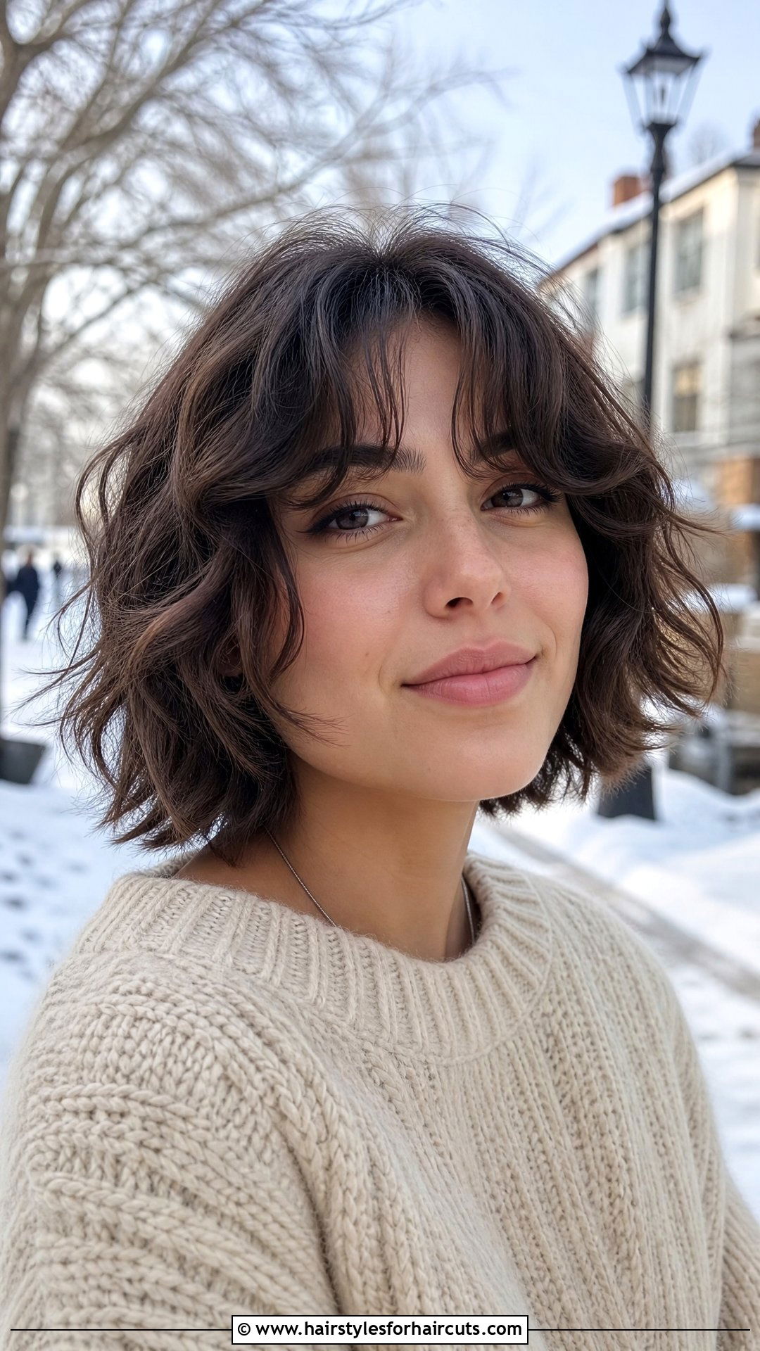 Short Wavy Curtain Bangs Haircut - 25 short haircuts for women wavy hair - 25 short haircuts for women wavy hair