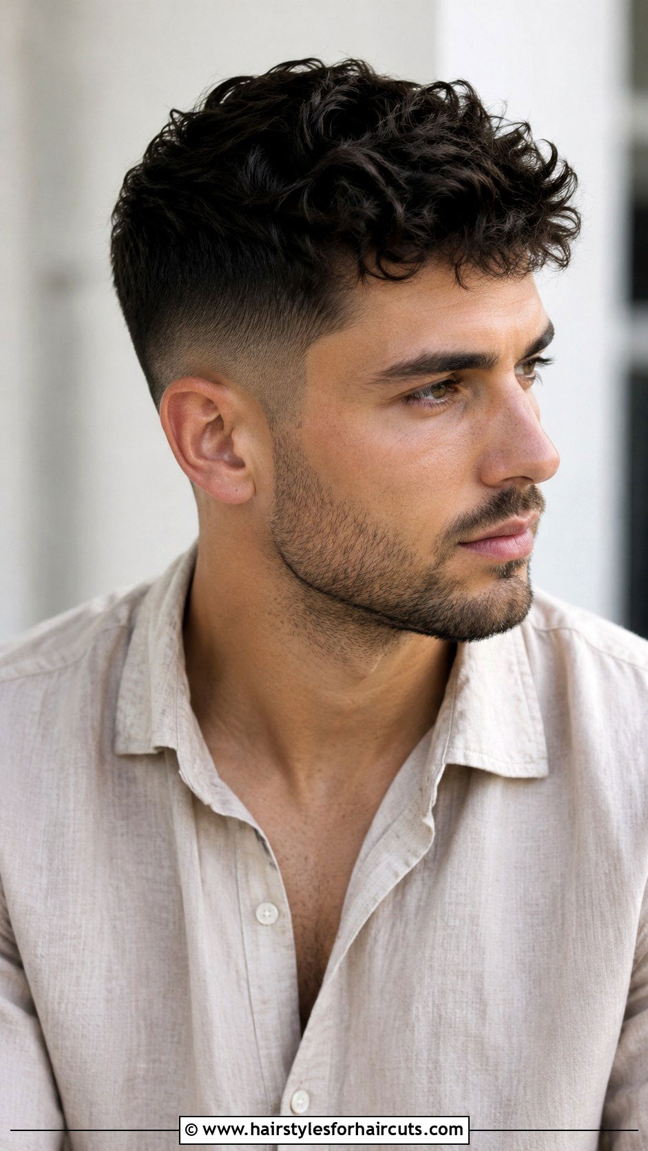 Short Wavy Fade - 25 fade haircuts with short hair on top - 25 fade haircuts with short hair on top
