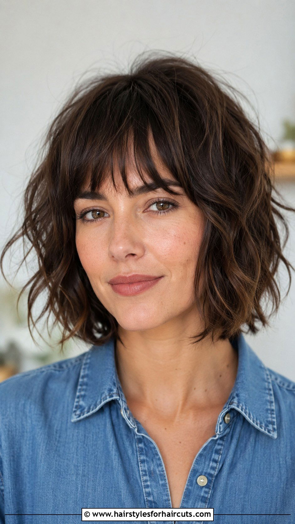Short Wavy Shag With Bangs - 25 cute hairstyles for short wavy hair - 25 cute hairstyles for short wavy hair