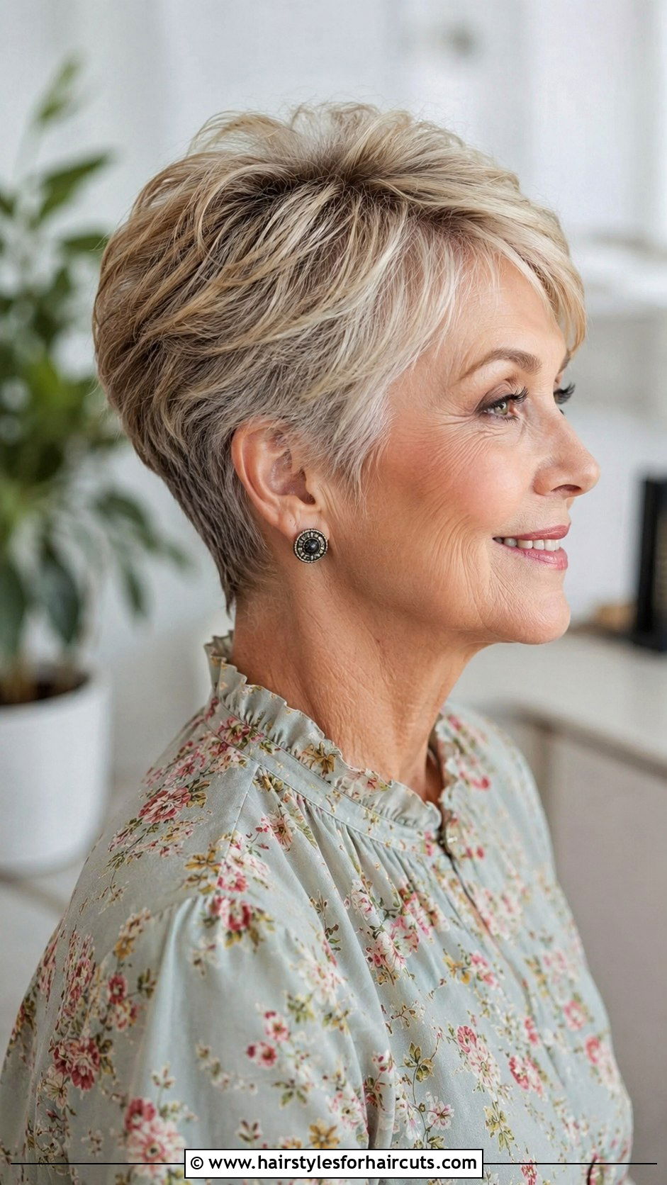 Short Wedge Cut - 25 current hairstyles for women over 60 - 25 current hairstyles for women over 60