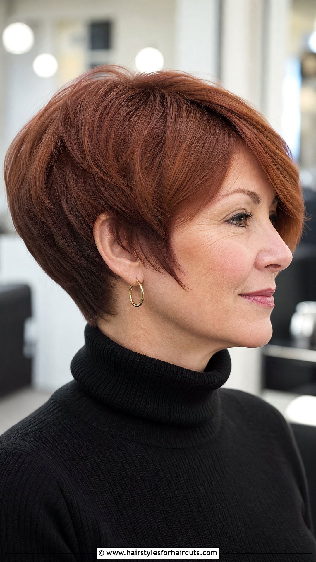 Short Wedge Cut Red Hair - 25 karin haircuts - 25 karin haircuts