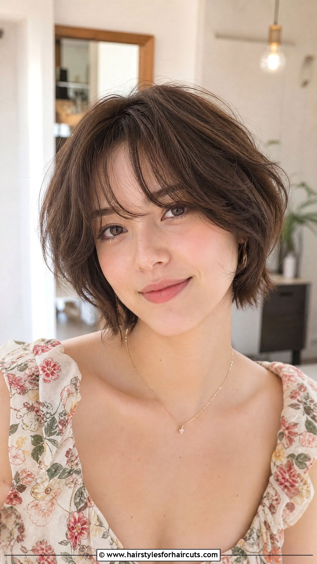 Shot Haircut With Curtain Bangs - 25 shot hairstyles - 25 shot hairstyles