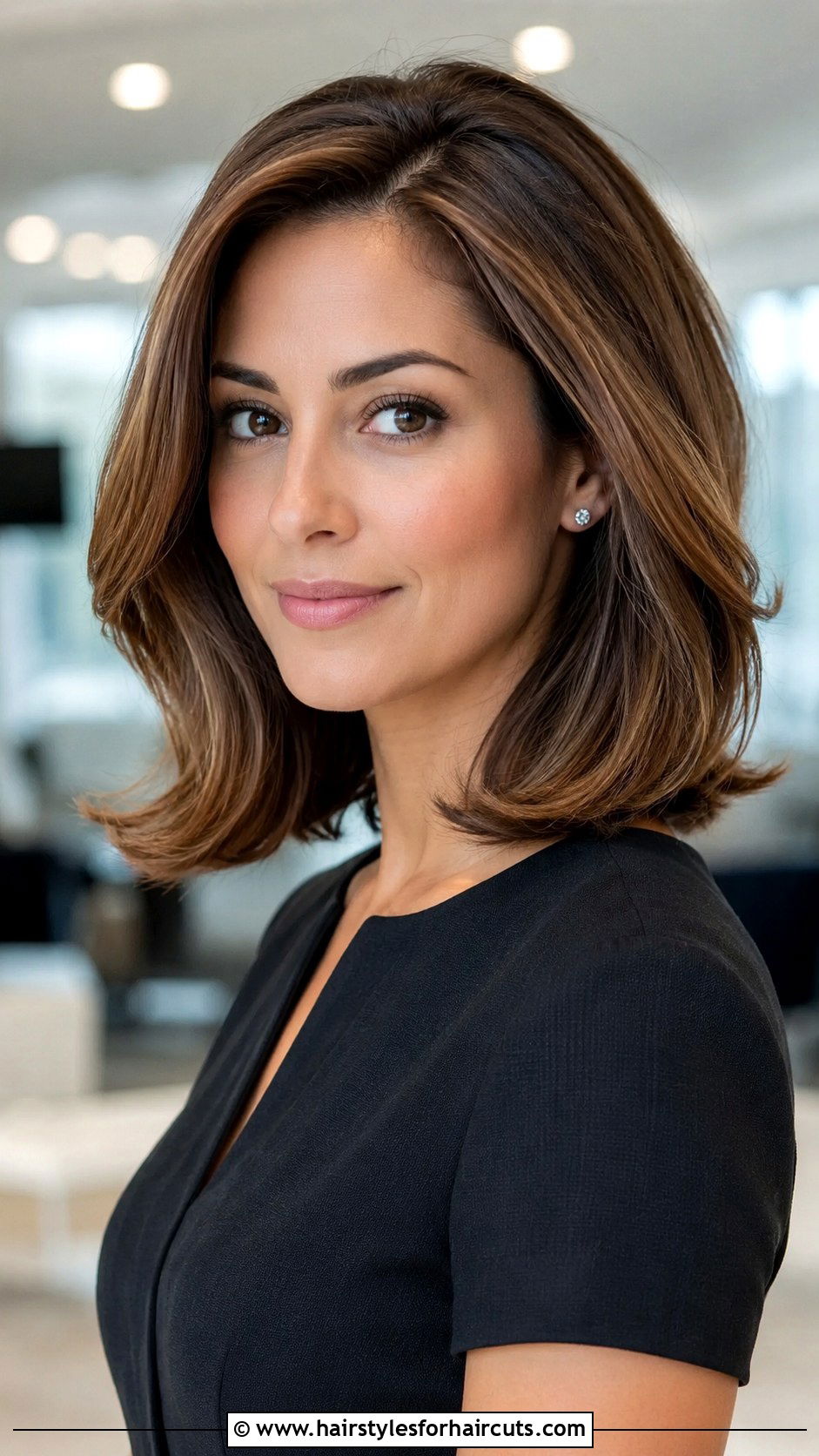 Shoulder Length Blowout Haircut - 25 haircuts for rectangle face - 25 haircuts for rectangle face