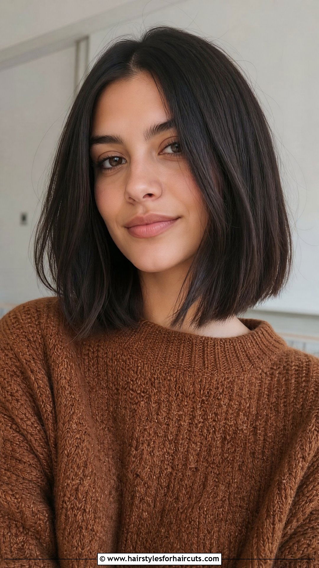 Shoulder Length Blunt Cut - 25 average haircuts - 25 average haircuts