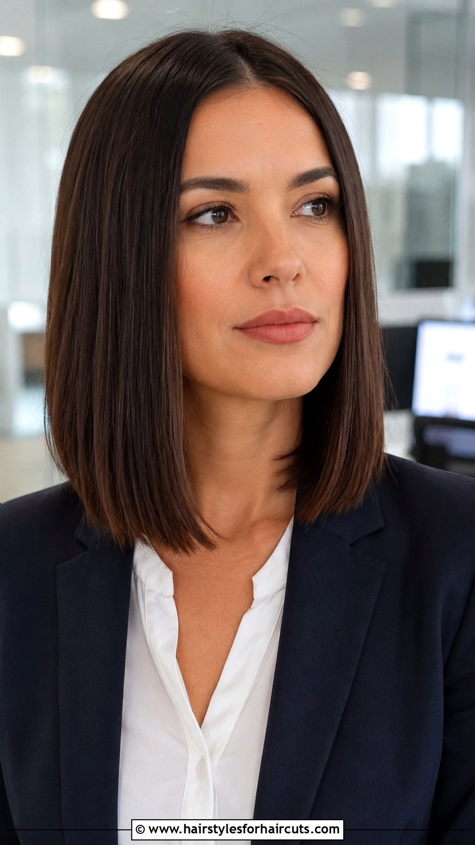 Shoulder Length Blunt Cut - 25 diva haircuts - 25 diva haircuts