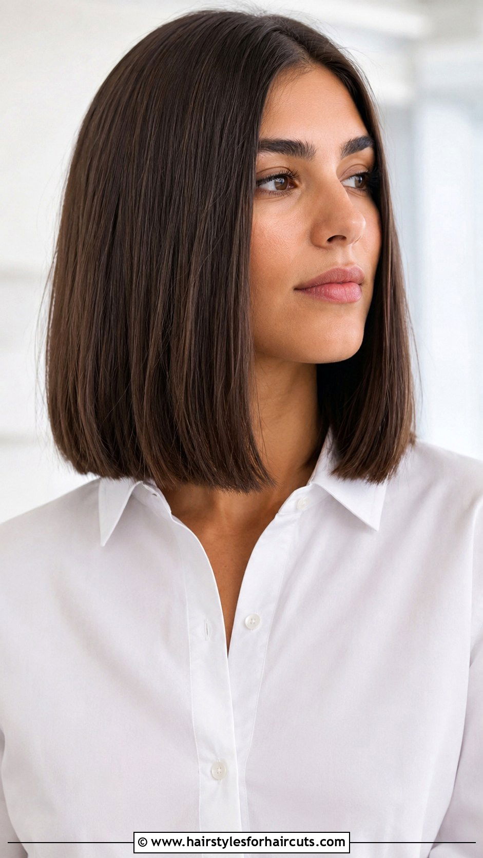 Shoulder Length Blunt Cut - 25 best fine hair haircuts - 25 best fine hair haircuts