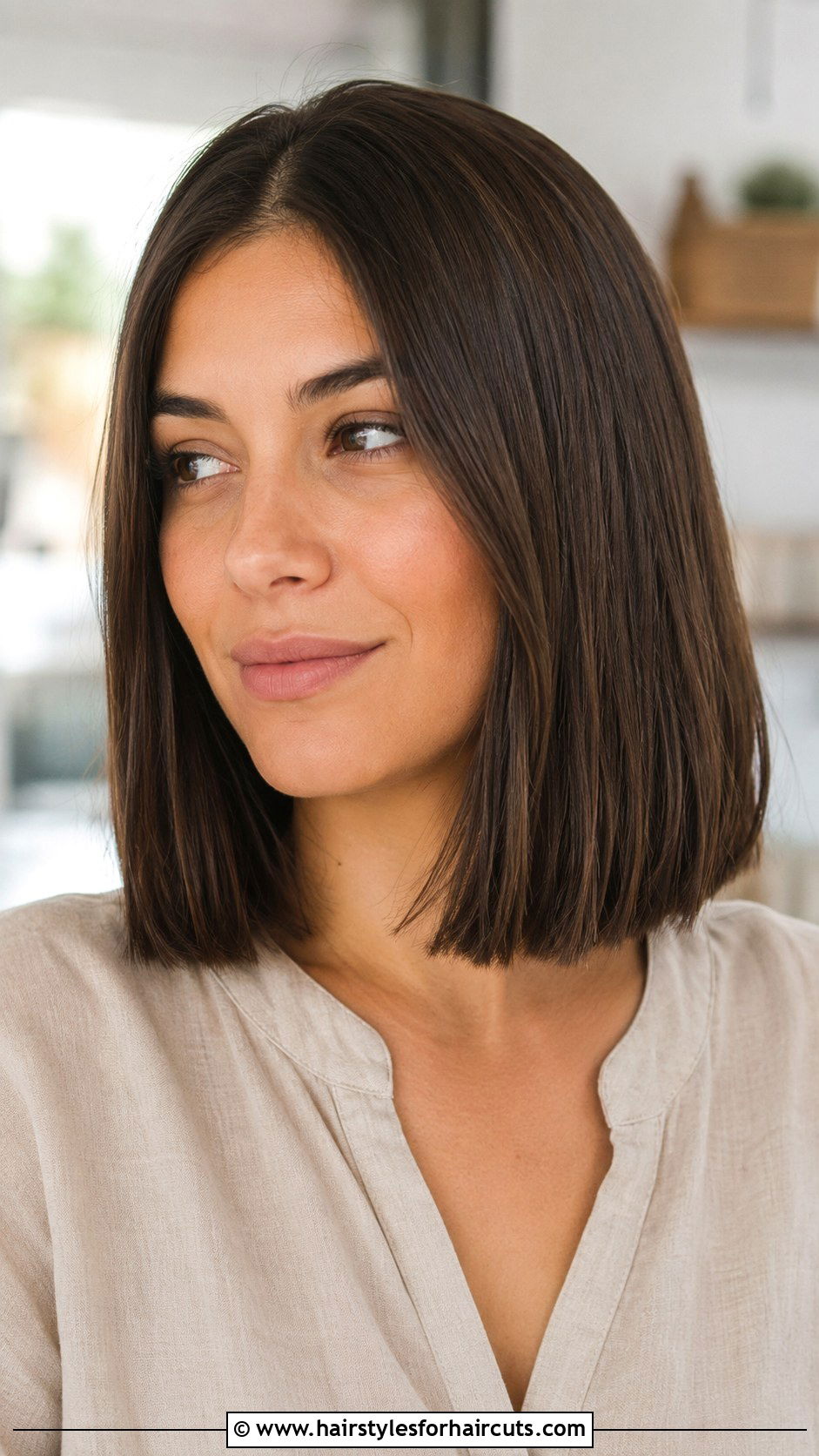 Shoulder Length Blunt Cut - 25 haircuts dummy - 25 haircuts dummy