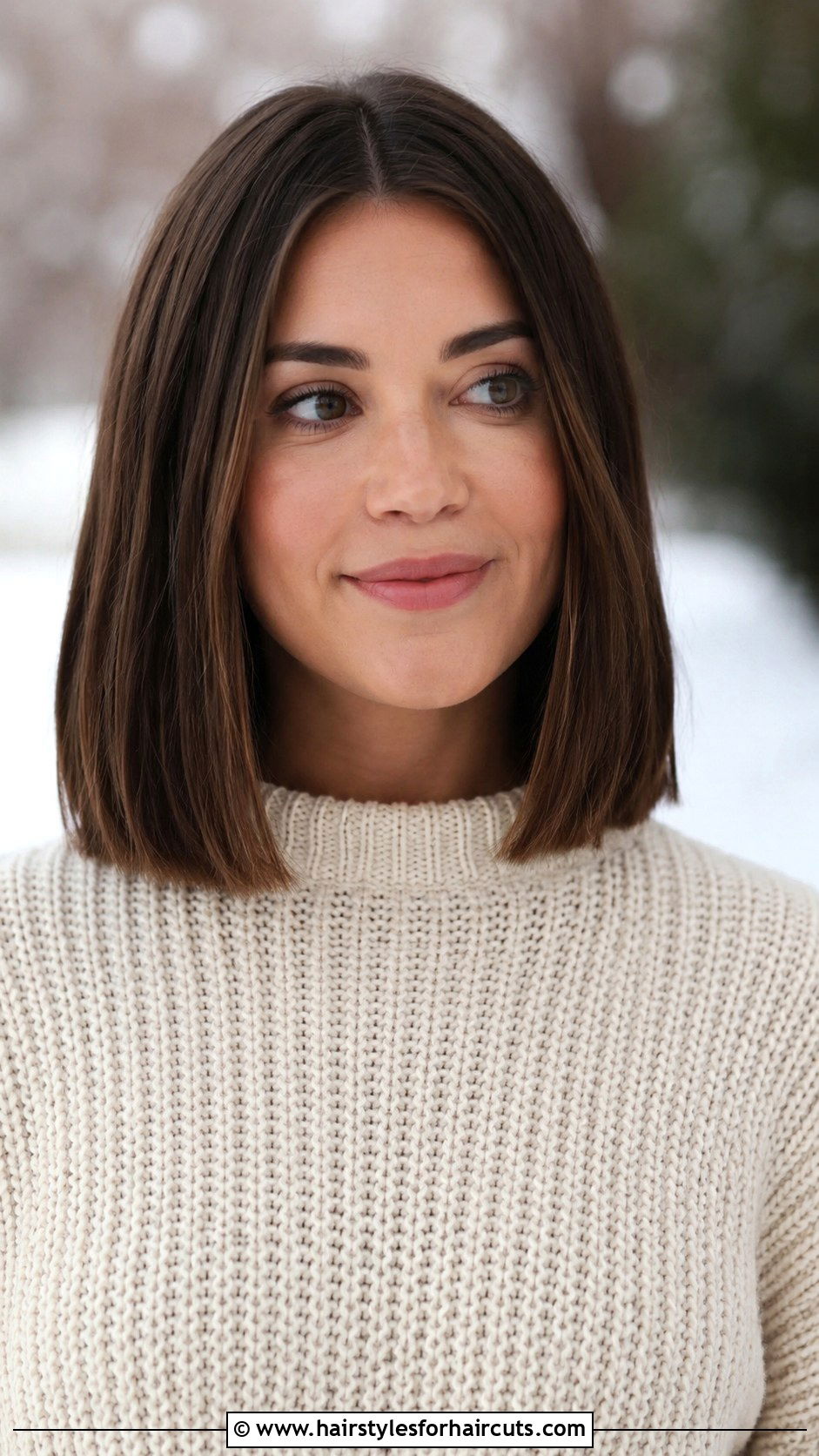 Shoulder Length Blunt Cut - 25 best haircuts for fine straight hair - 25 best haircuts for fine straight hair
