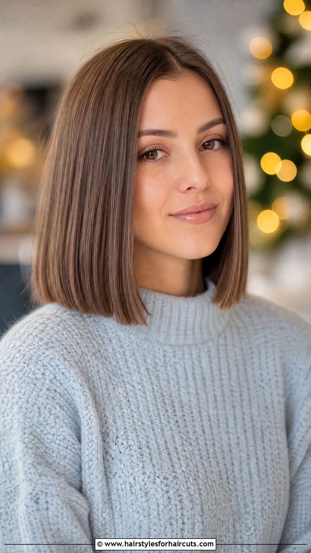 Shoulder Length Blunt Cut - 25 hairstyles for fine hair women - 25 hairstyles for fine hair women