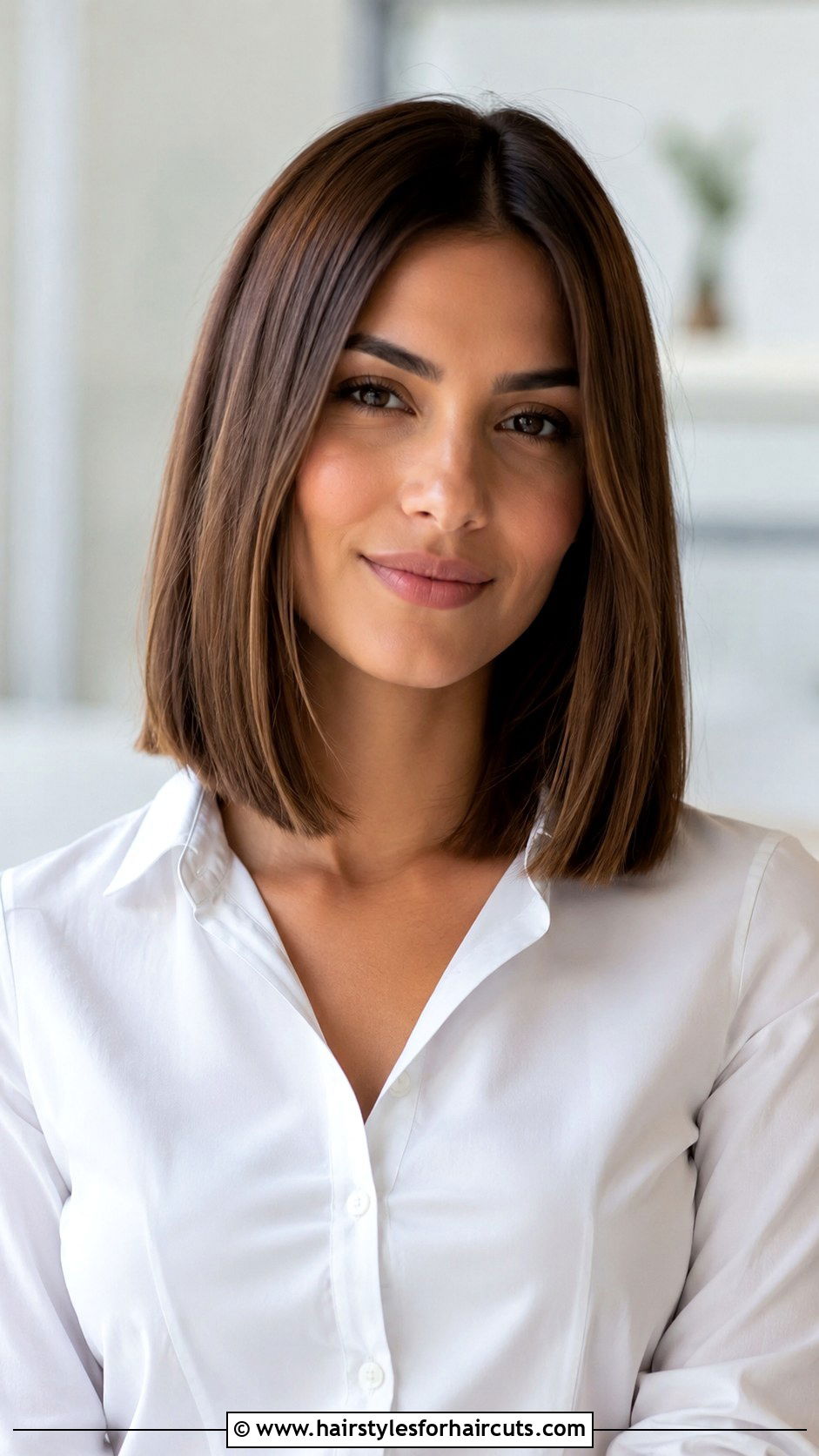 Shoulder Length Blunt Cut - 25 best haircuts for women with fine hair - 25 best haircuts for women with fine hair