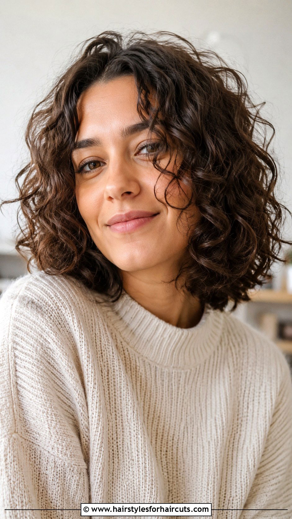 Shoulder Length Curly Bob - 25 bob haircuts curly hair - 25 bob haircuts curly hair