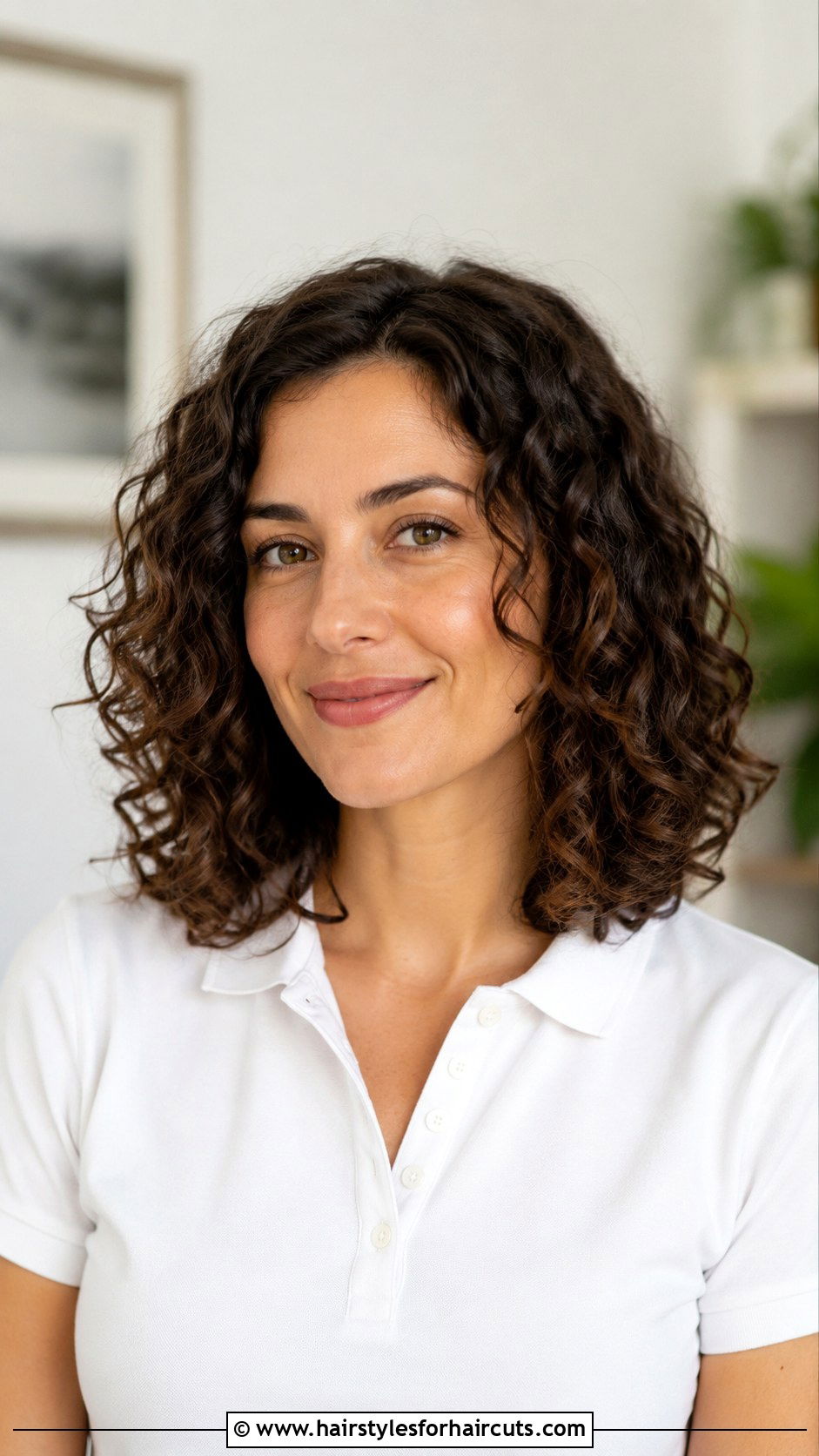 Shoulder Length Curly Haircut - 25 summer haircuts for curly hair - 25 summer haircuts for curly hair