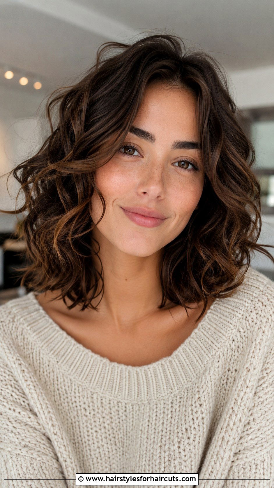 Shoulder Length Curly Lob - 25 curly hairstyles thin hair - 25 curly hairstyles thin hair