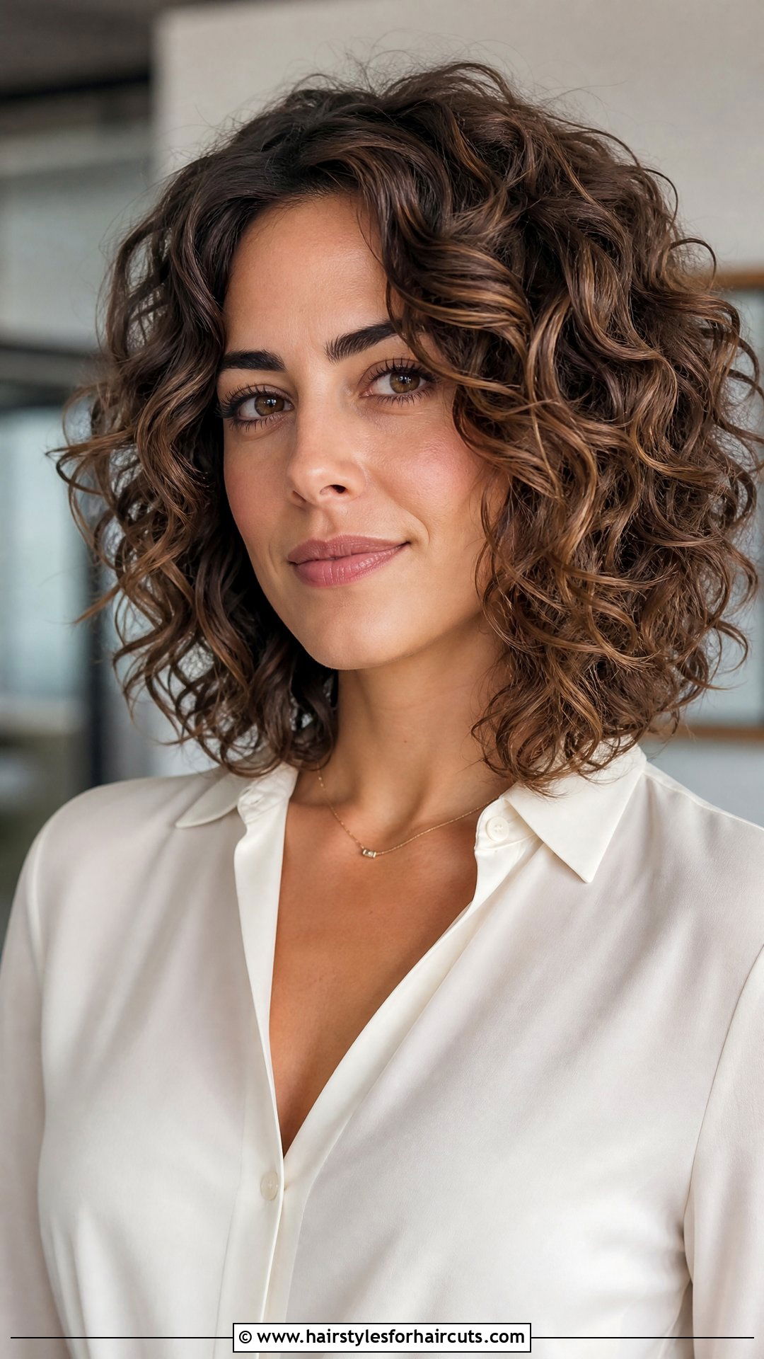 Shoulder Length Curly Lob - 25 hairstyles for women with thick curly hair - 25 hairstyles for women with thick curly hair