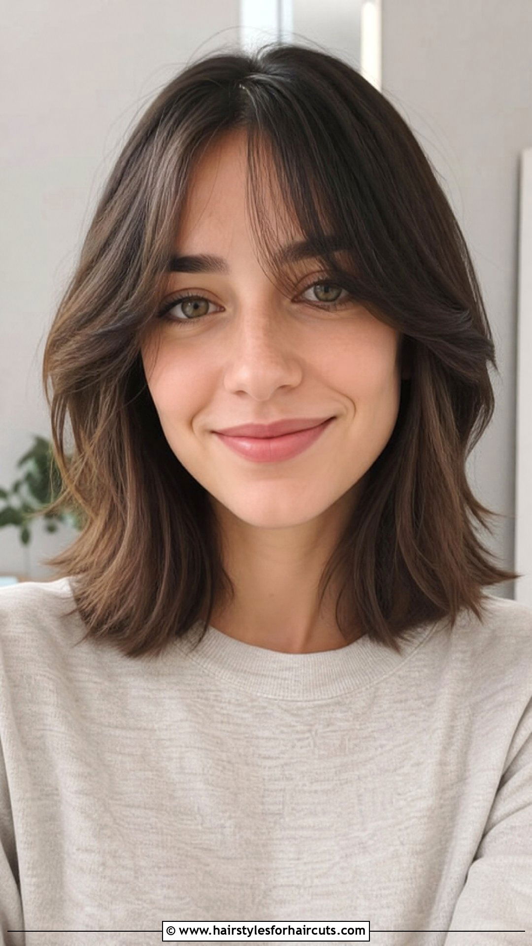 Shoulder Length Cut With Curtain Bangs - 25 fine hair medium length hairstyles with bangs - 25 fine hair medium length hairstyles with bangs