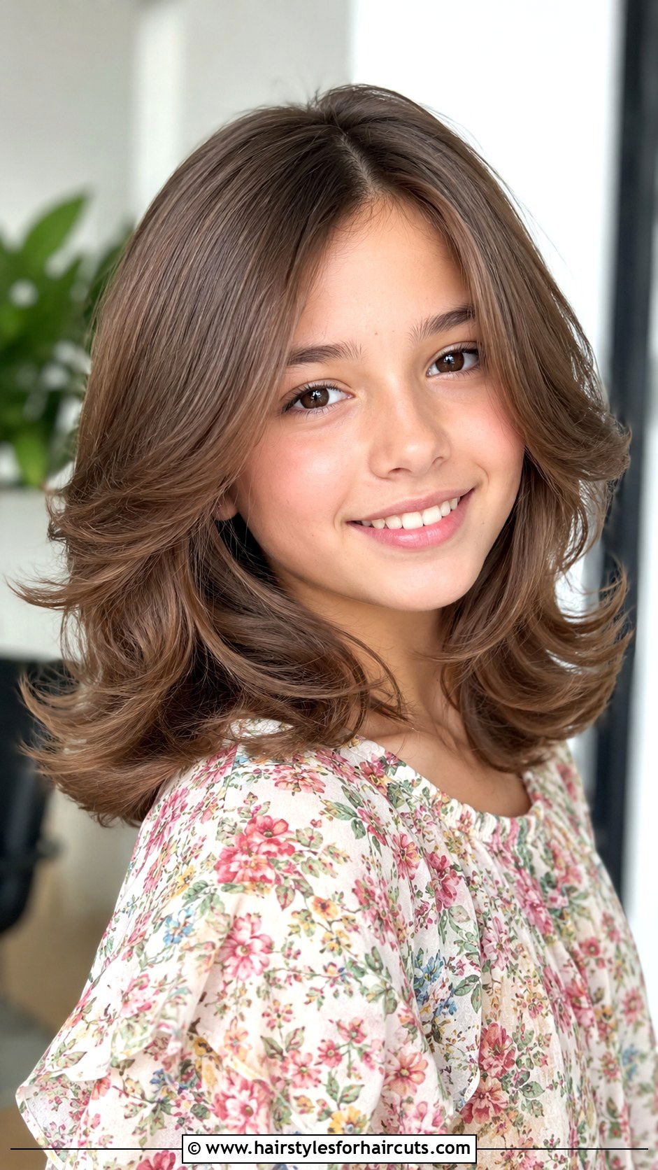 Shoulder Length Feathered Cut - 25 haircuts for 11 year olds girl - 25 haircuts for 11 year olds girl
