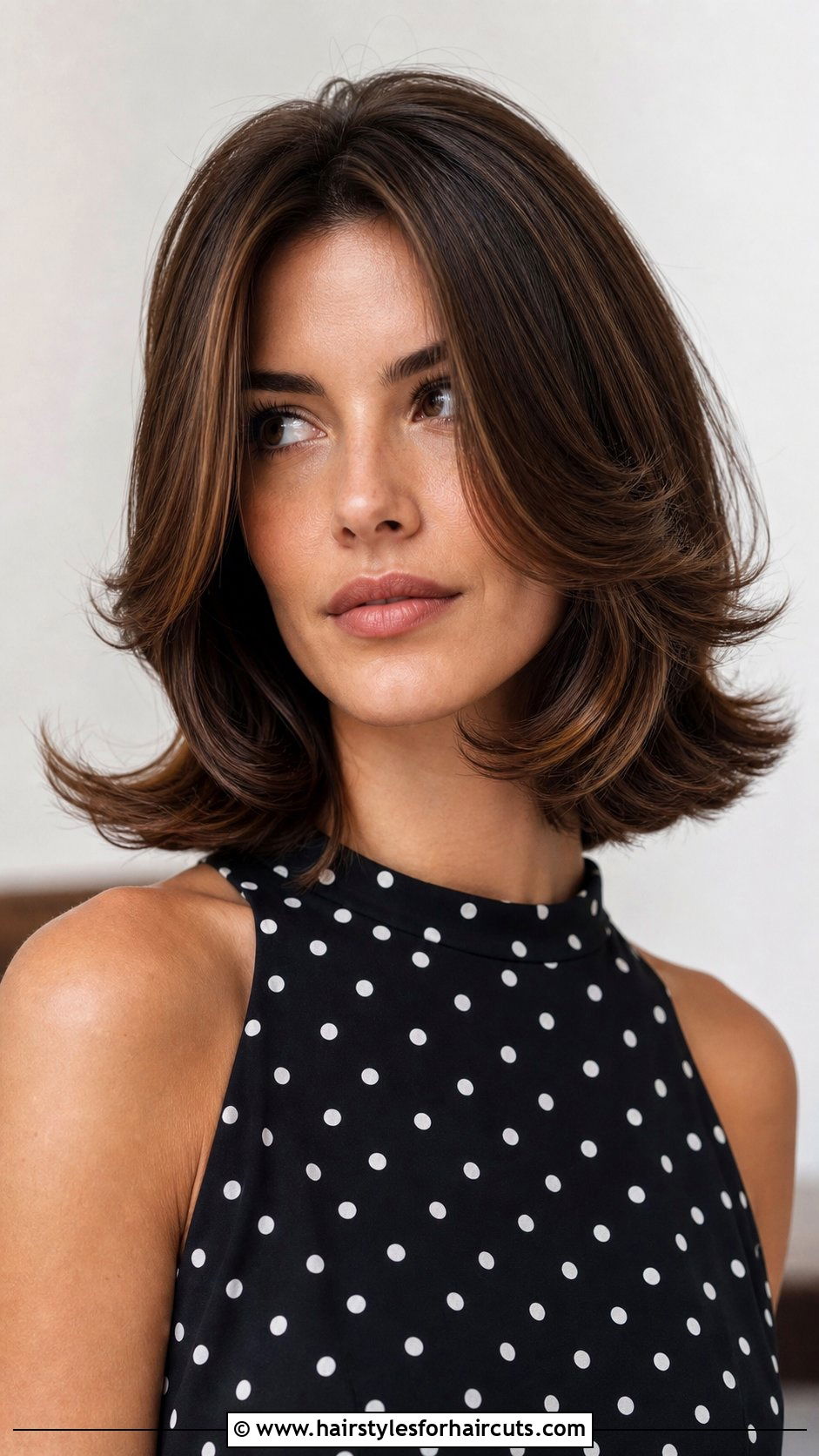 Shoulder Length Flipped Ends Haircut - 25 shoulder length haircuts for women over 50 - 25 shoulder length haircuts for women over 50