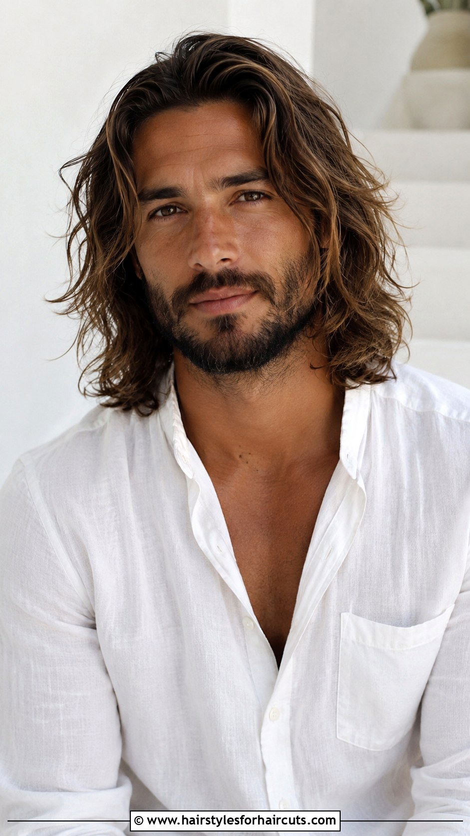 Shoulder Length Flow - 25 basic mens haircuts - 25 basic mens haircuts