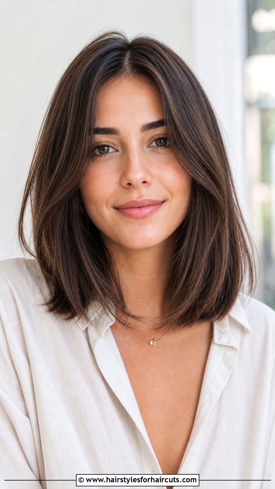 Shoulder Length Haircut - 25 haircuts logo - 25 haircuts logo