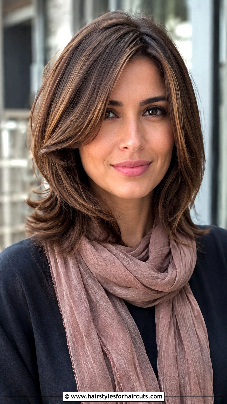 Shoulder Length Layered Cut - 25 hairstyles for women in 60s - 25 hairstyles for women in 60s