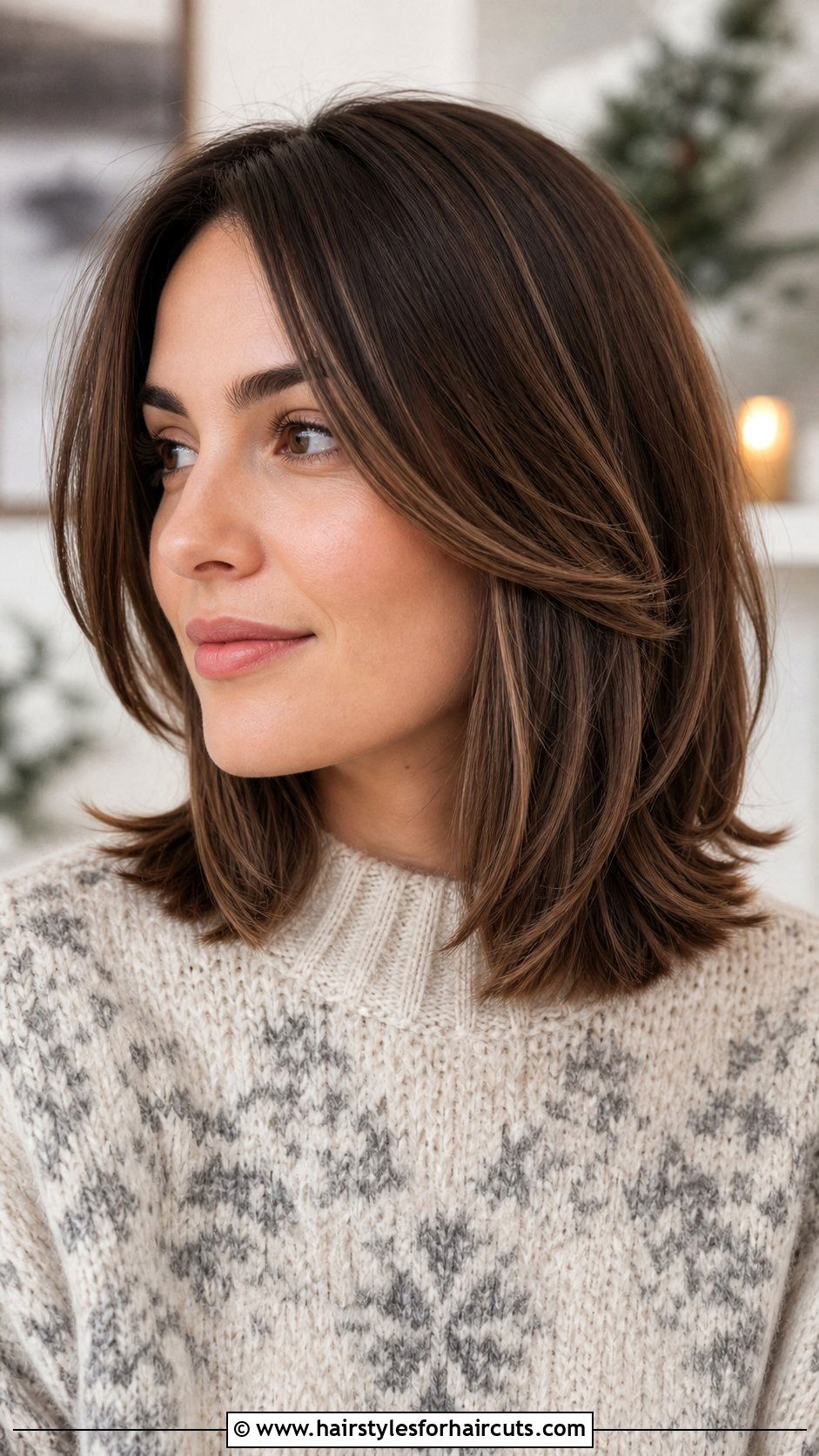 Shoulder Length Layered Cut - 25 haircuts thick straight hair - 25 haircuts thick straight hair