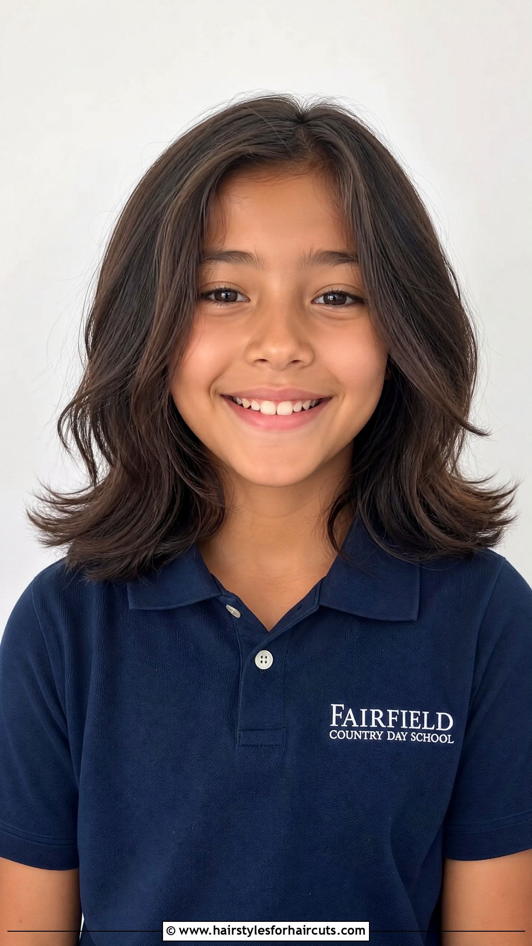 Shoulder Length Layered Haircut - 25 9 year old girl haircuts - 25 9 year old girl haircuts