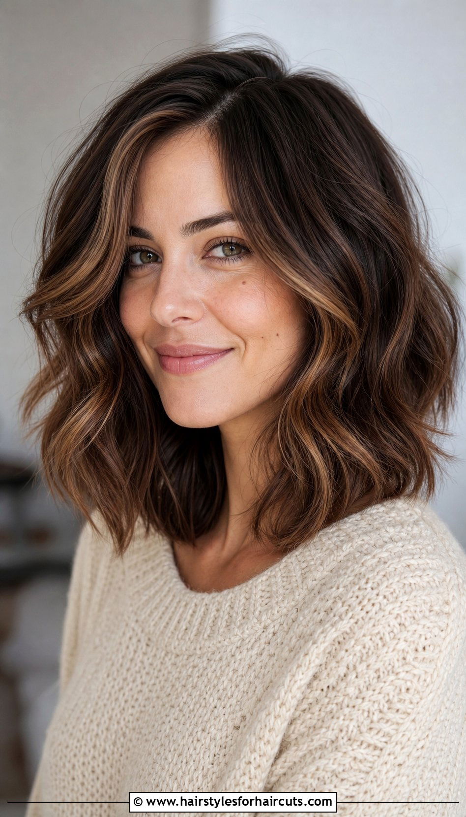 Shoulder Length Layered Haircut For Thick Wavy Hair - 25 haircuts for thick wavy hair women - 25 haircuts for thick wavy hair women