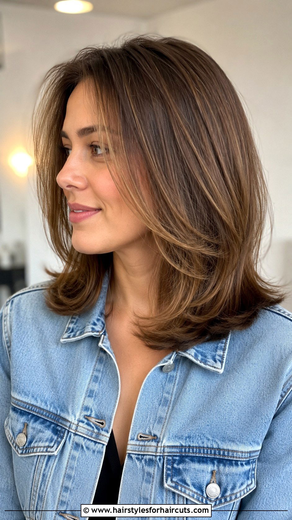 Shoulder Length Layers - 25 summer hairstyles for thin hair - 25 summer hairstyles for thin hair