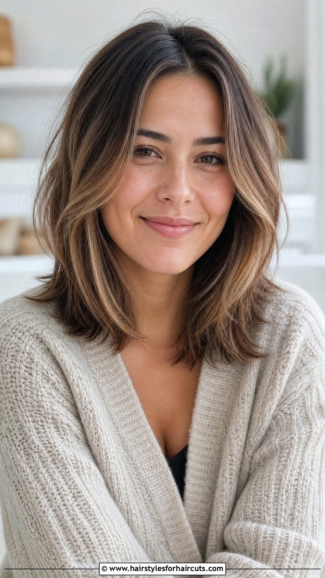 Shoulder Length Layers Haircut - 25 medium haircuts women - 25 medium haircuts women