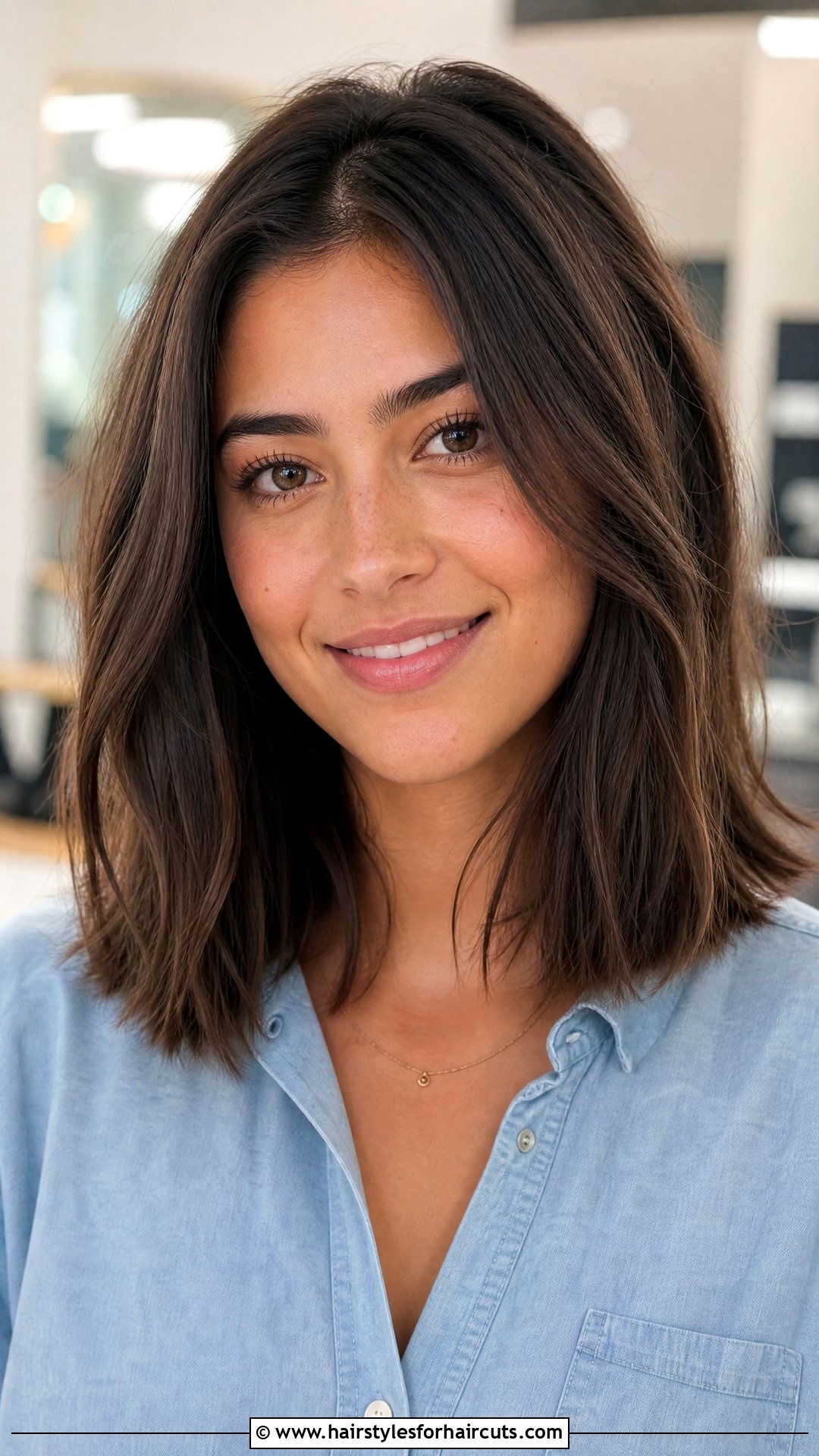 Shoulder Length Lob - 25 mobile haircuts - 25 mobile haircuts
