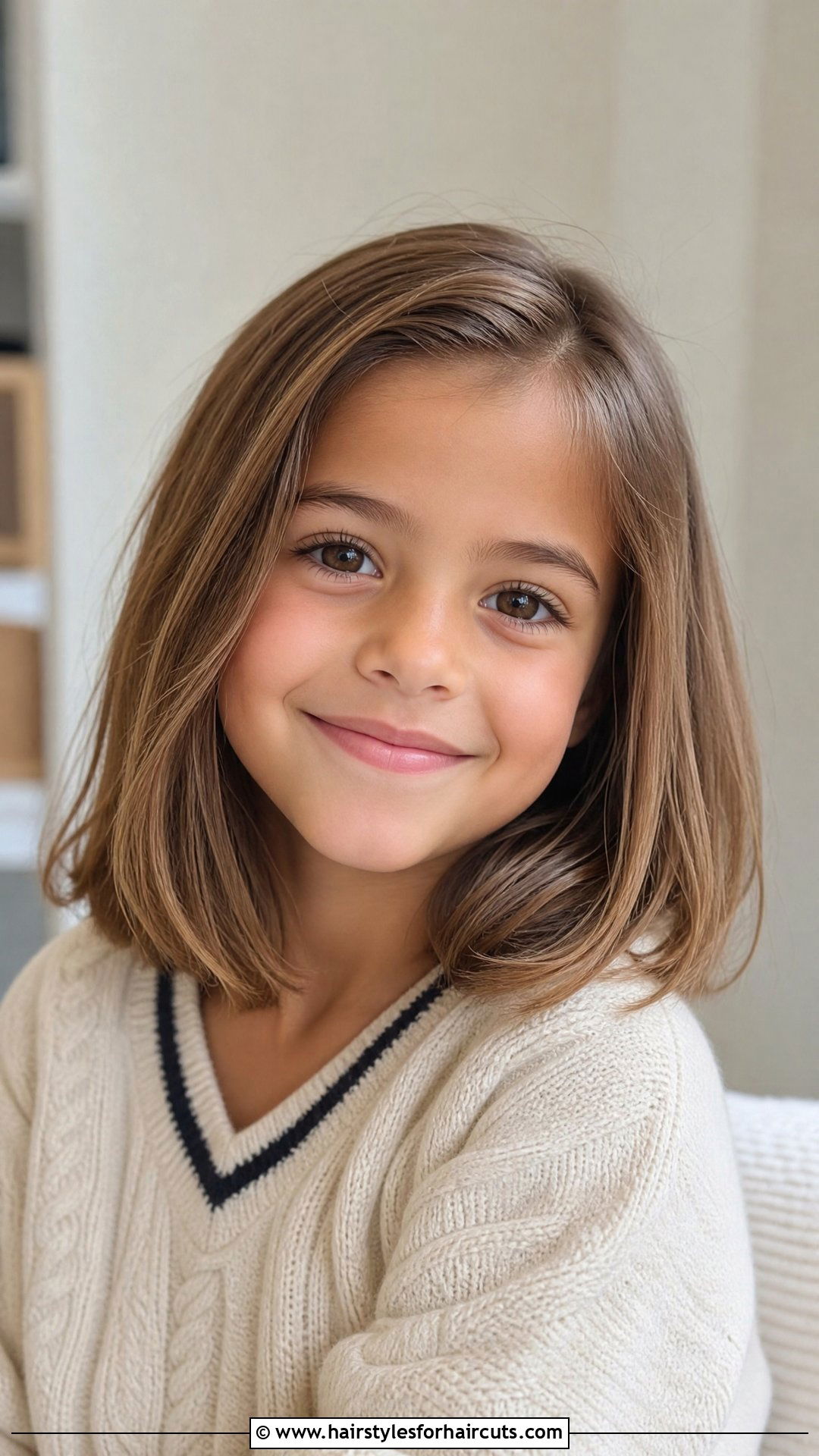 Shoulder Length Lob - 25 little girl haircuts for fine thin hair - 25 little girl haircuts for fine thin hair