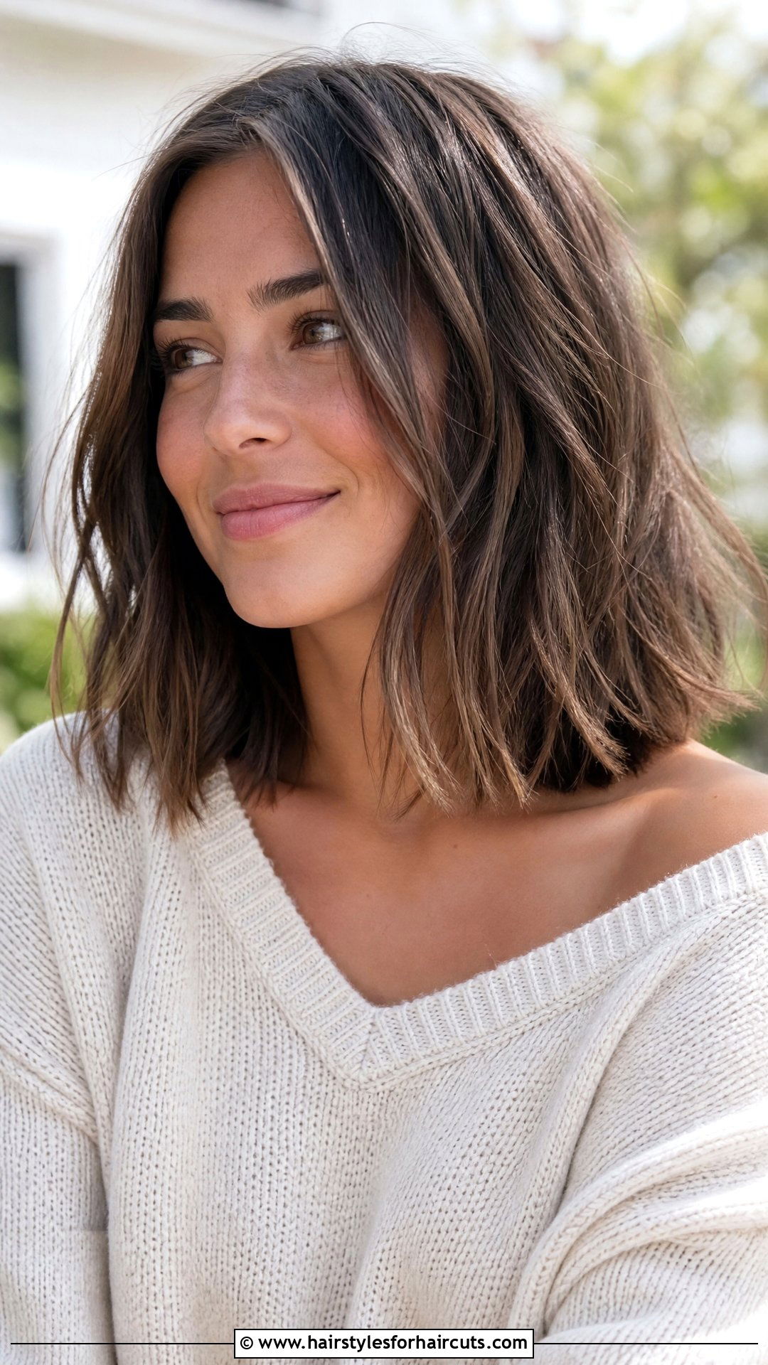 Shoulder Length Lob - 25 free haircuts - 25 free haircuts