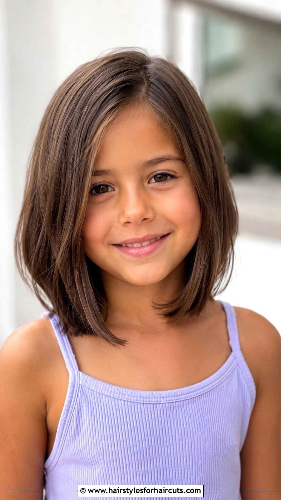 Shoulder Length Lob Kid Haircut - 25 cute kid haircuts - 25 cute kid haircuts