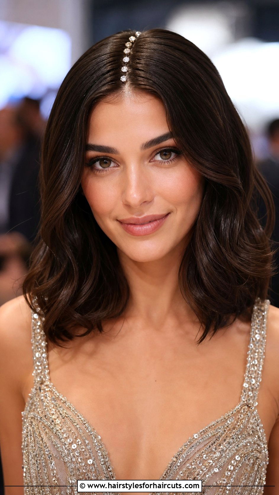 Shoulder Length Prom Accessorized Down Style - 25 shoulder length prom hairstyles for short hair - 25 shoulder length prom hairstyles for short hair