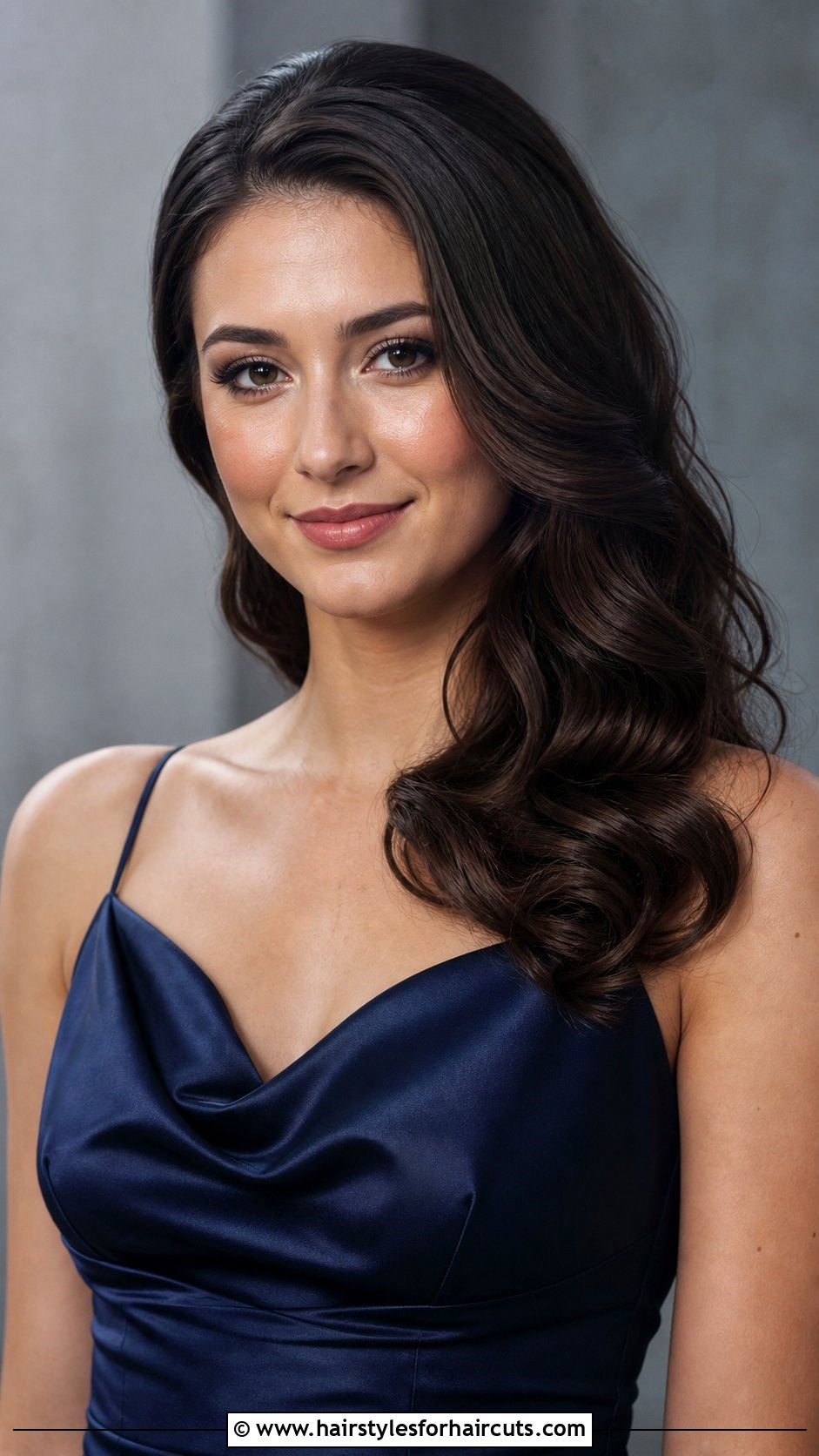 Shoulder Length Prom Side Swept Waves - 25 shoulder length prom hairstyles for short hair - 25 shoulder length prom hairstyles for short hair