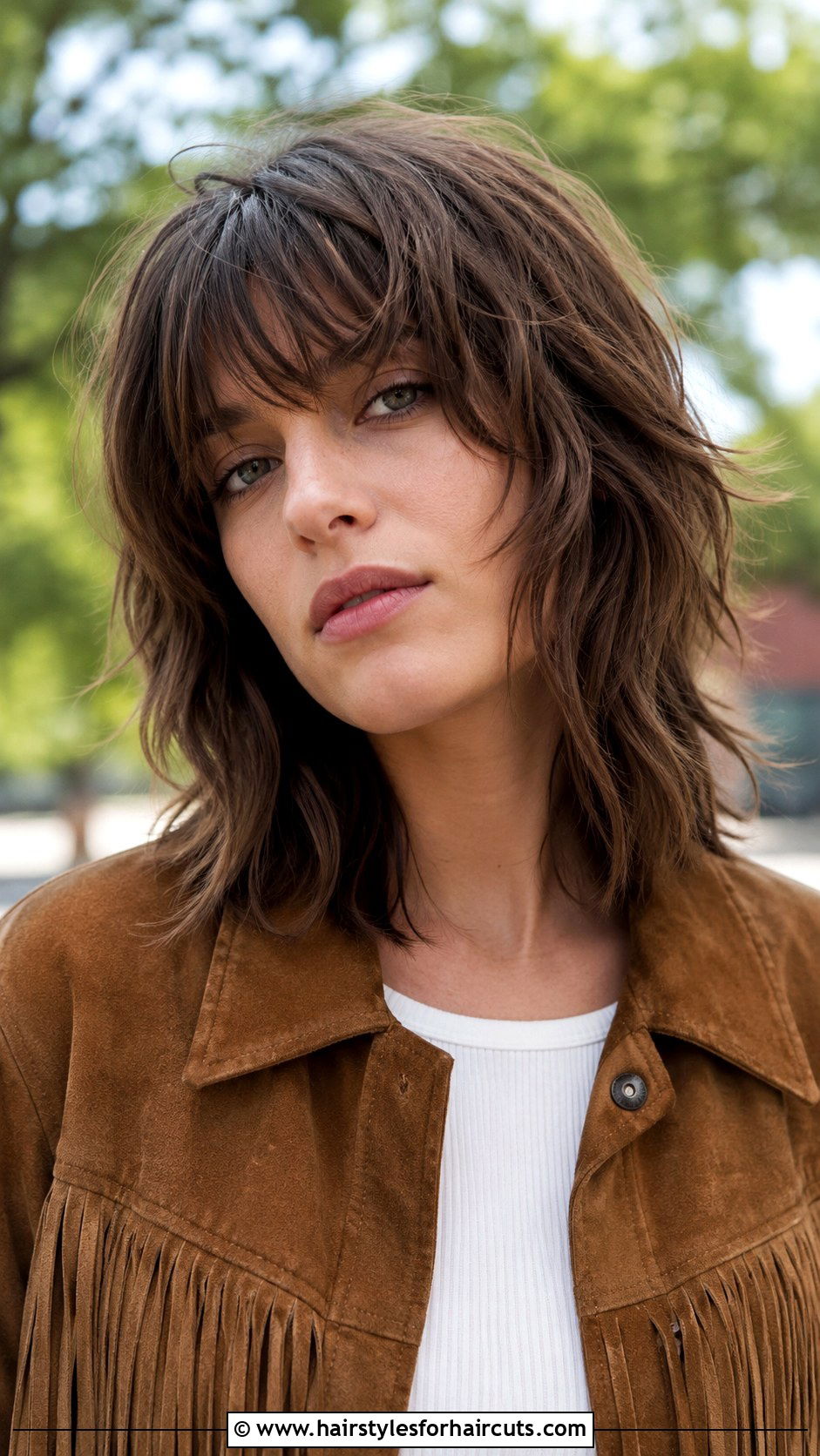 Shoulder Length Shag - 25 curly hairstyles thin hair - 25 curly hairstyles thin hair