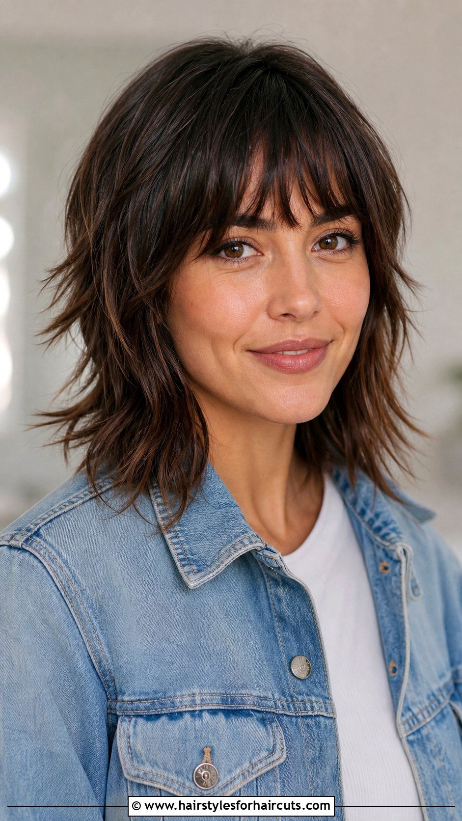 Shoulder Length Shag Haircut - 25 hairstyles for thin wavy hair over 50 - 25 hairstyles for thin wavy hair over 50