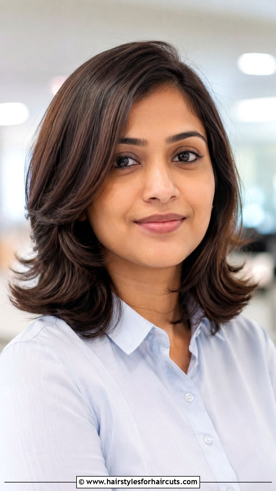 Shoulder Length Step Cut - 25 indian haircuts - 25 indian haircuts