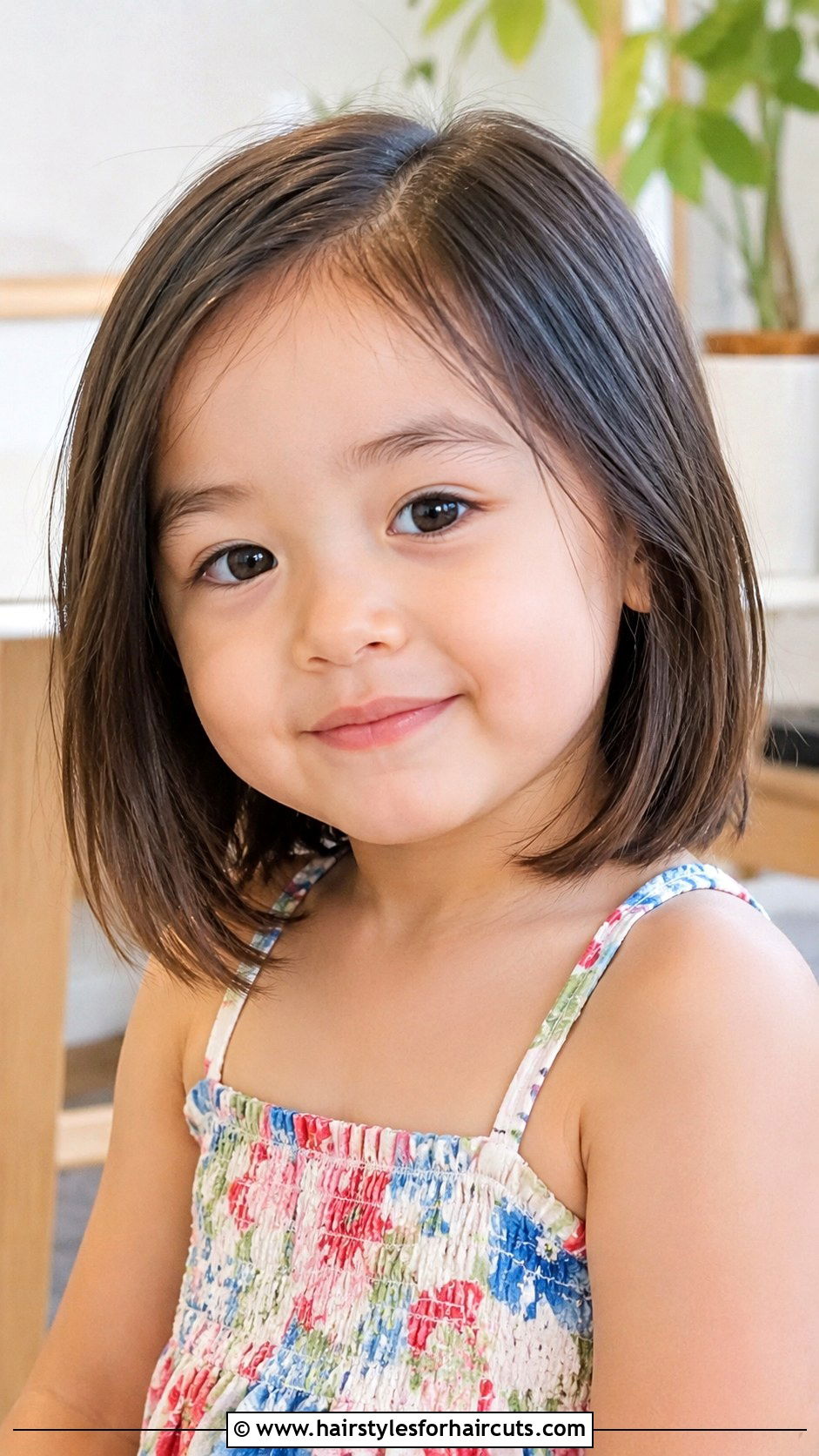 Shoulder Length Straight Cut - 25 haircuts for toddlers with straight hair - 25 haircuts for toddlers with straight hair