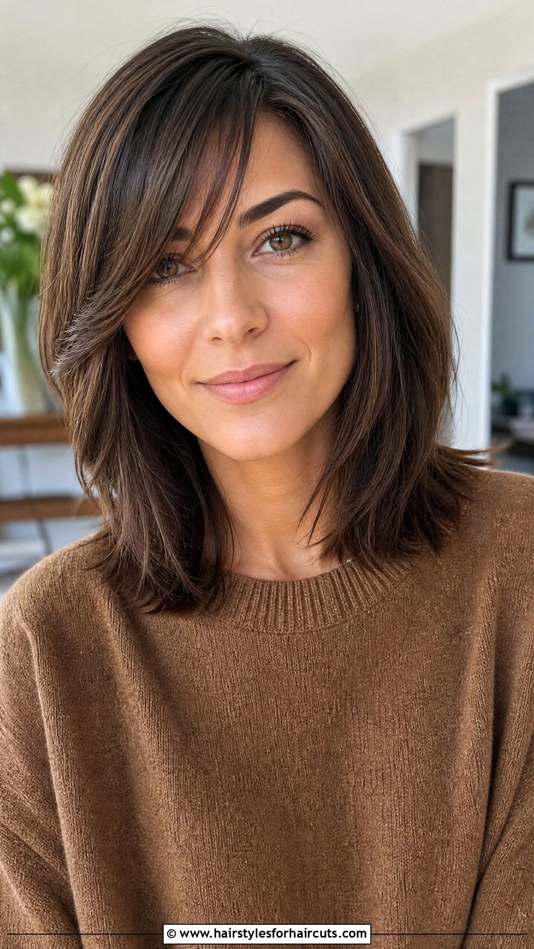 Shoulder Length Straight Hair With Side Bangs - 25 straight hair with bangs hairstyles - 25 straight hair with bangs hairstyles
