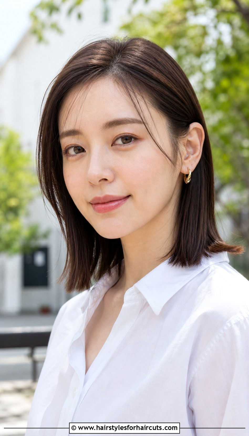 Shoulder Length Straight Lob - 25 hairstyles with straight hair - 25 hairstyles with straight hair