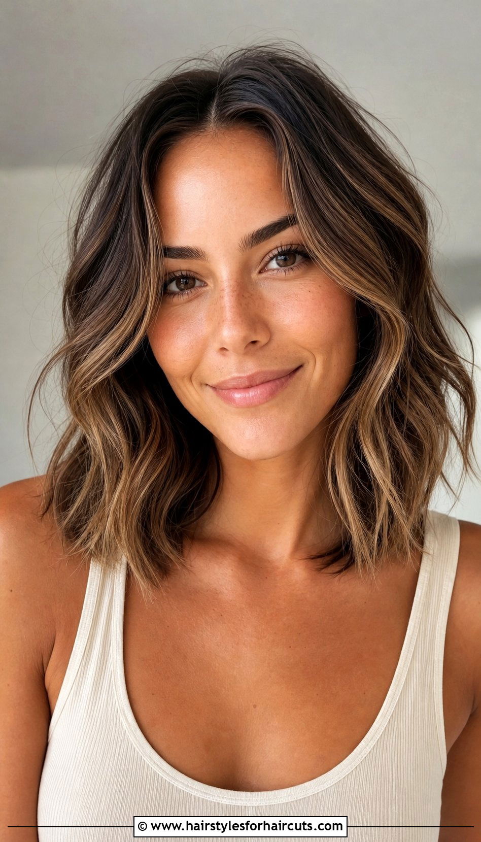 Shoulder Length Waves - 25 hairstyles ideas for women - 25 hairstyles ideas for women