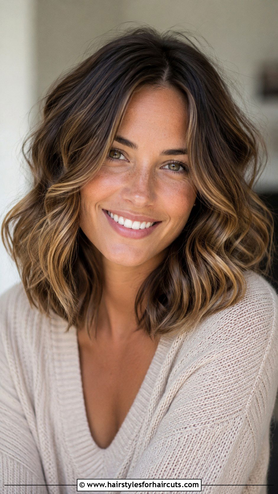 Shoulder Length Waves - 25 hairstyles for over 50s - 25 hairstyles for over 50s