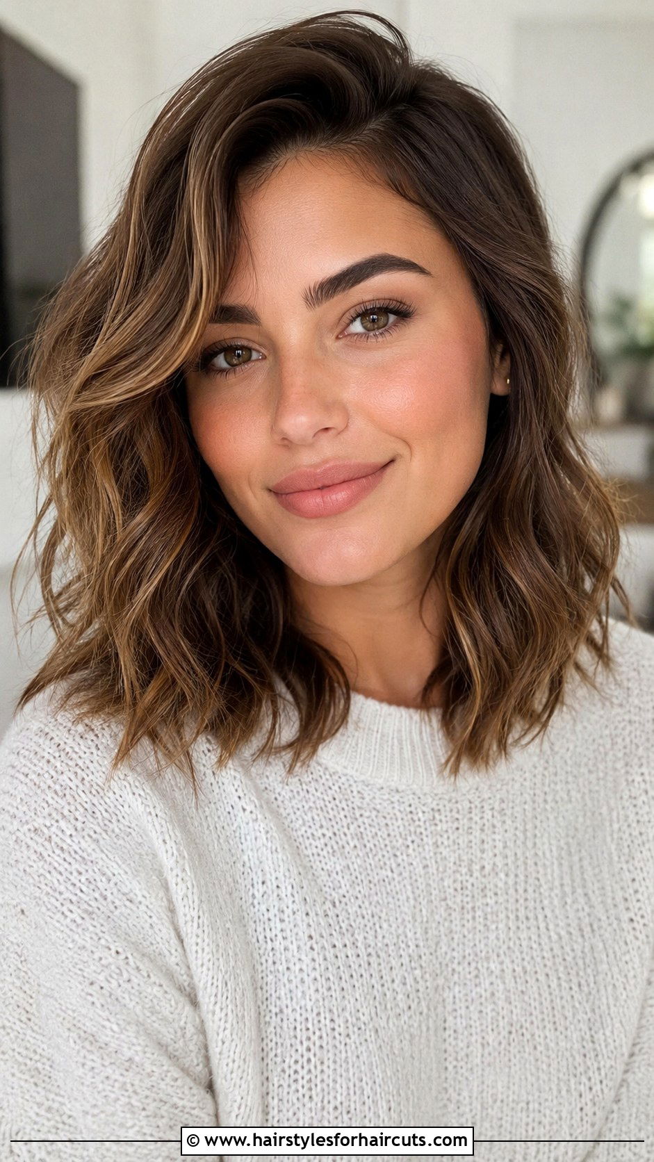 Shoulder Length Waves - 25 hairstyles women medium length - 25 hairstyles women medium length