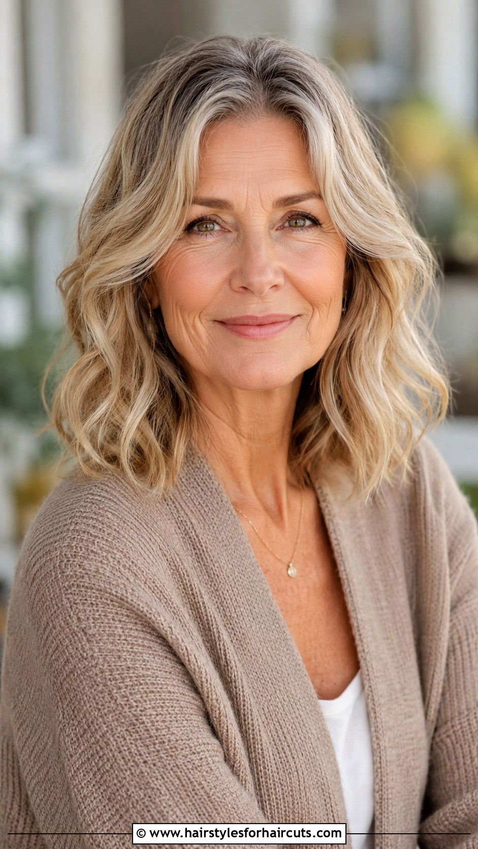 Shoulder Length Waves - 25 current hairstyles for women over 60 - 25 current hairstyles for women over 60