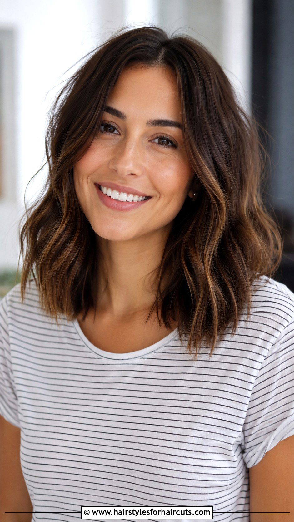 Shoulder Length Waves - 25 cute hairstyles - 25 cute hairstyles
