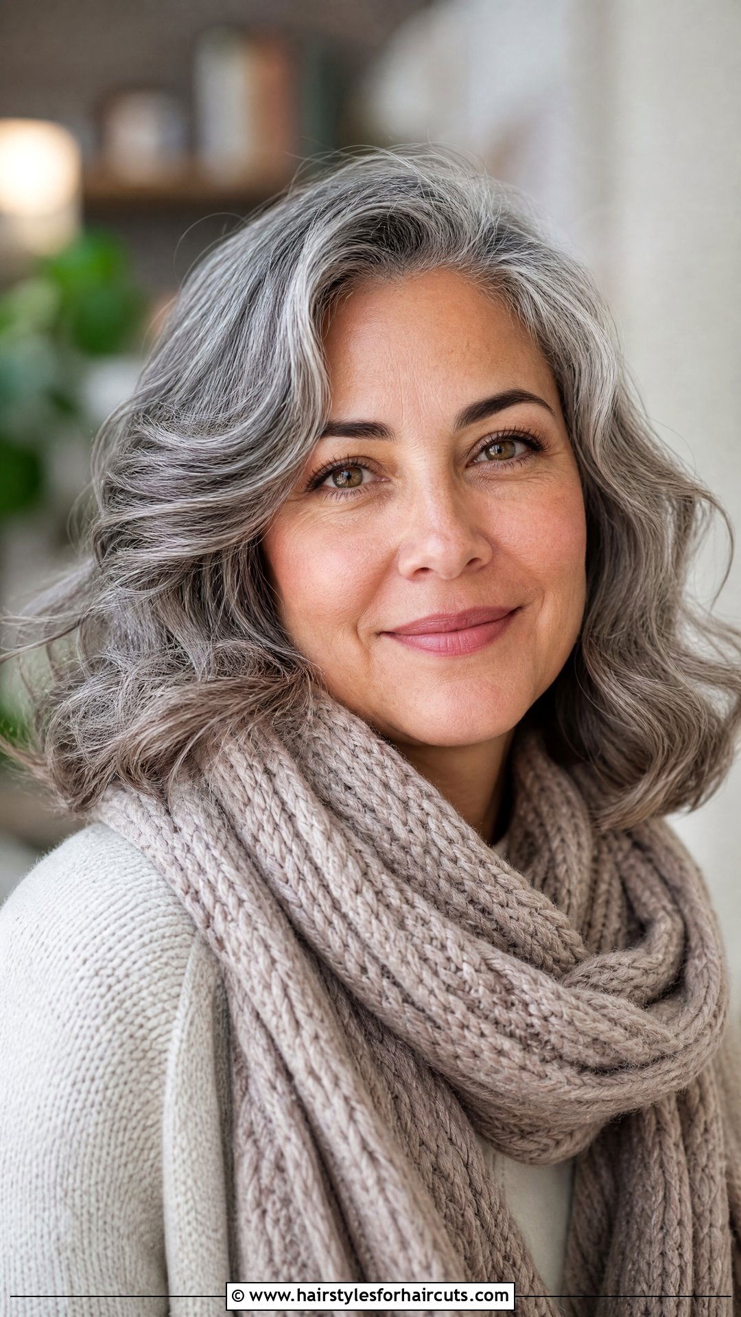 Shoulder Length Waves For Gray Hair - 25 medium haircuts for gray hair - 25 medium haircuts for gray hair
