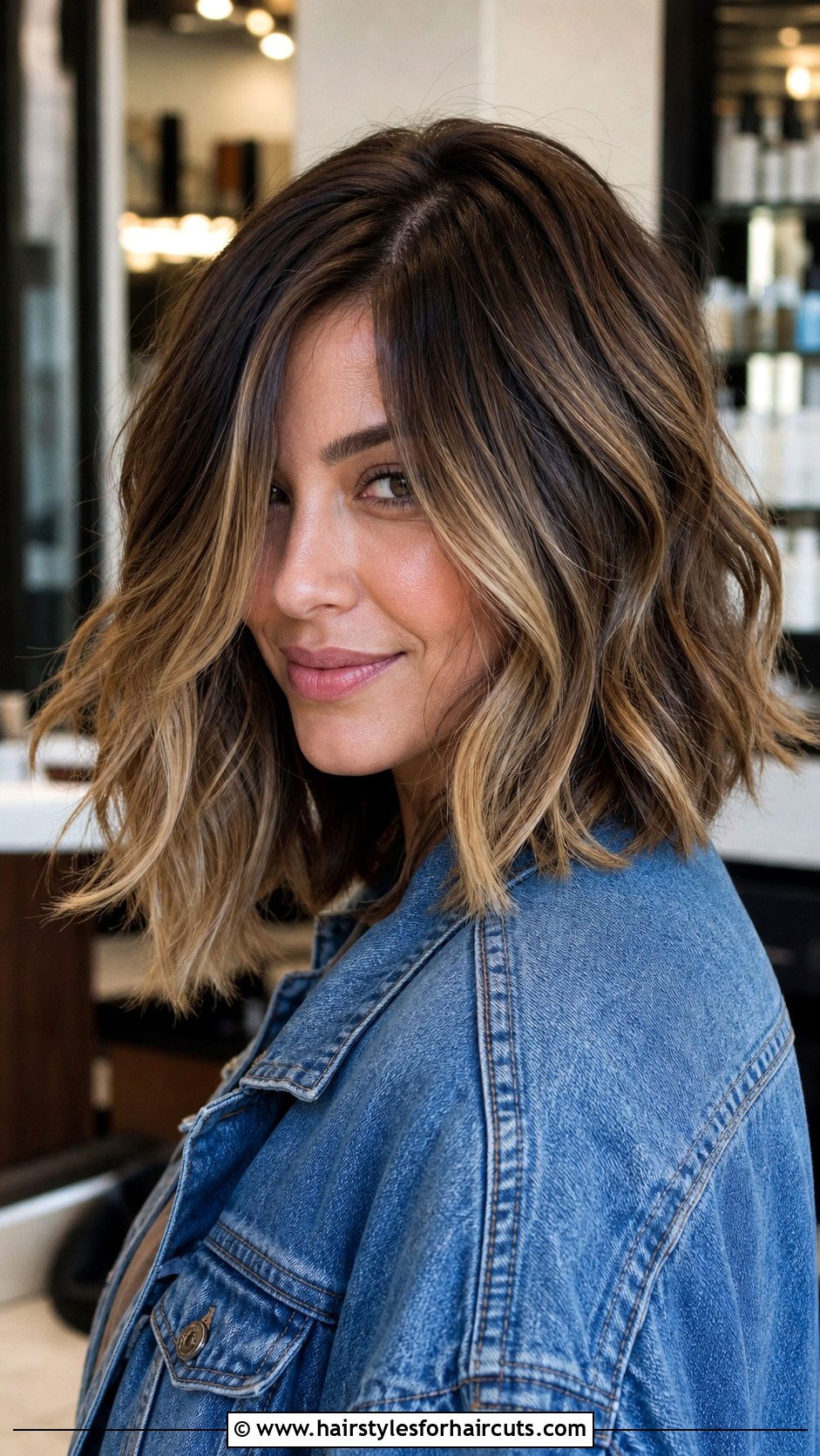 Shoulder Length Wavy Haircut For Balayage - 25 haircuts for balayage hair - 25 haircuts for balayage hair